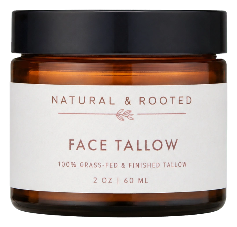 Natural and Rooted Face Tallow jar